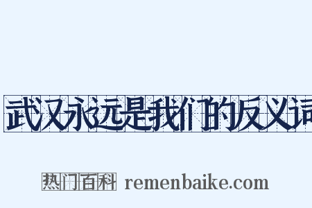 武汉永远是我们的反义词是什么意思的图片